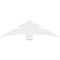Ekena Millwork Davenport Architectural Grade PVC Gable Bracket, 60"W x 17 1/2"H x 2"D x 6"F, 7/12 Pitch GBP060X18X0206DAV00 - alternate 2